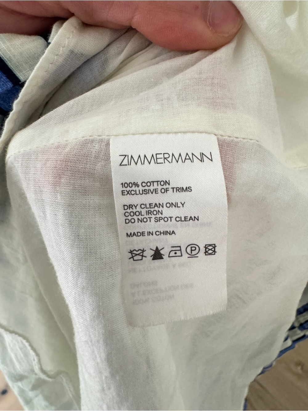Zimmermann Blue and White Striped Sundress - Picture 3 of 4